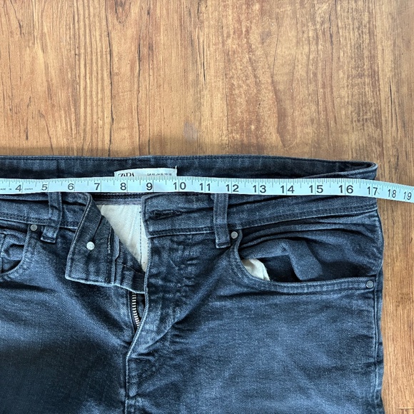 Zara ripped denim - black - skinny/slim jean - Picture 5 of 10